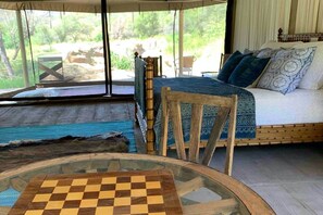 1 غرفة نوم وواي فاي وملاءات أسرّة