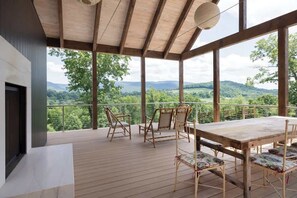 Outdoor dining - Brand new build w/Hottub+Views+Fireplace nr Skiing (Copake)