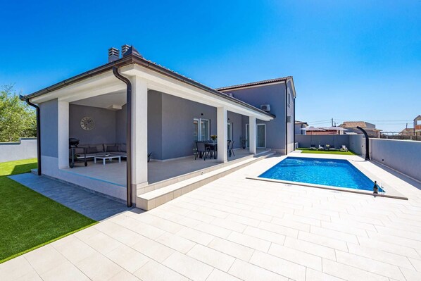 Una piscina climatizada