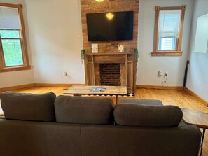 Smart TV, books, video library, offices