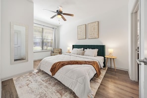 1 habitación, tabla de planchar con plancha, wifi gratis y ropa de cama