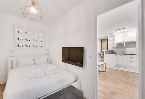 1 Schlafzimmer, Bügeleisen/Bügelbrett, Reisekinderbett, WLAN