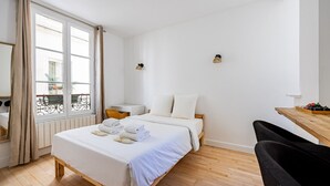 1 chambre, Wi-Fi, draps fournis