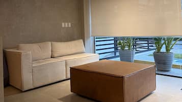 Basic Studio | Living area | 40-inch Smart TV with digital channels, TV