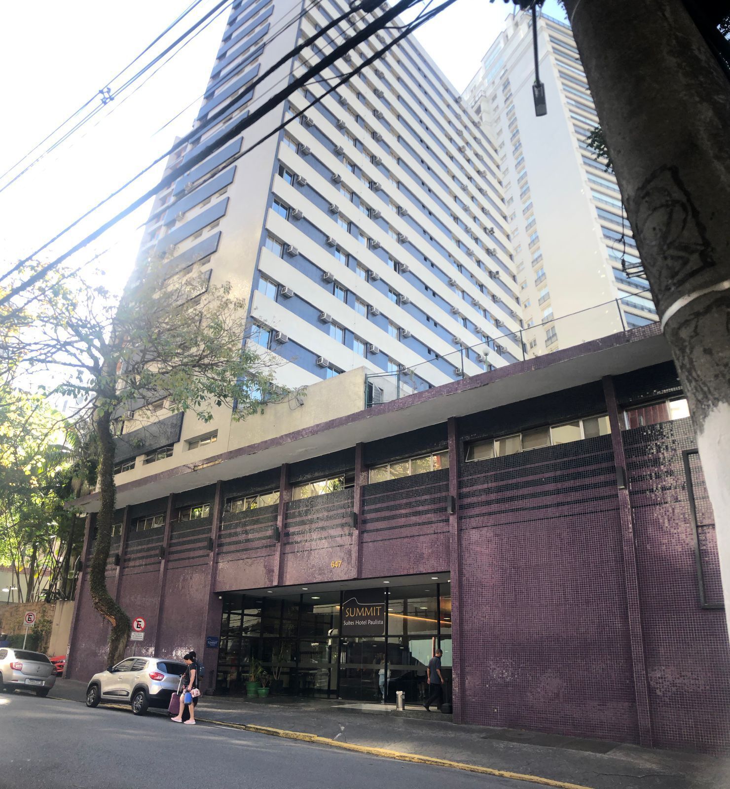 Majoituspaikan julkisivu