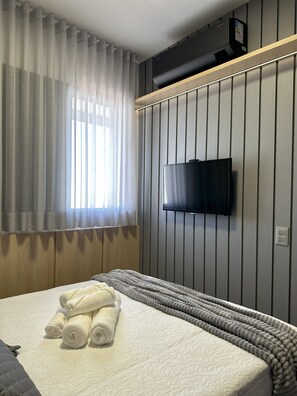 1 bedroom, iron/ironing board, WiFi, bed sheets - Modern apartment in an upscale and safe neighborhood in the city of Uberlândia (Saraiva Uberlândia)
