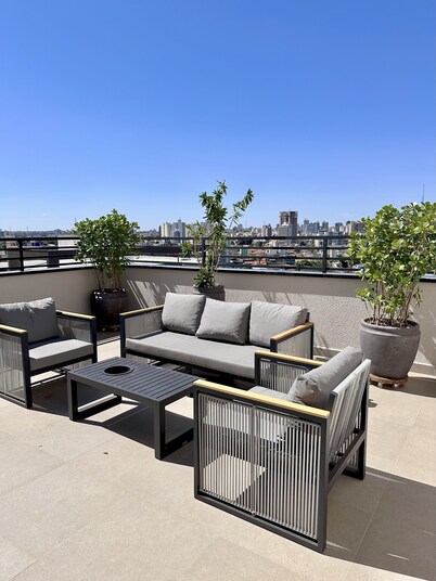 Modern apartment in an upscale and safe neighborhood in the city of Uberlândia