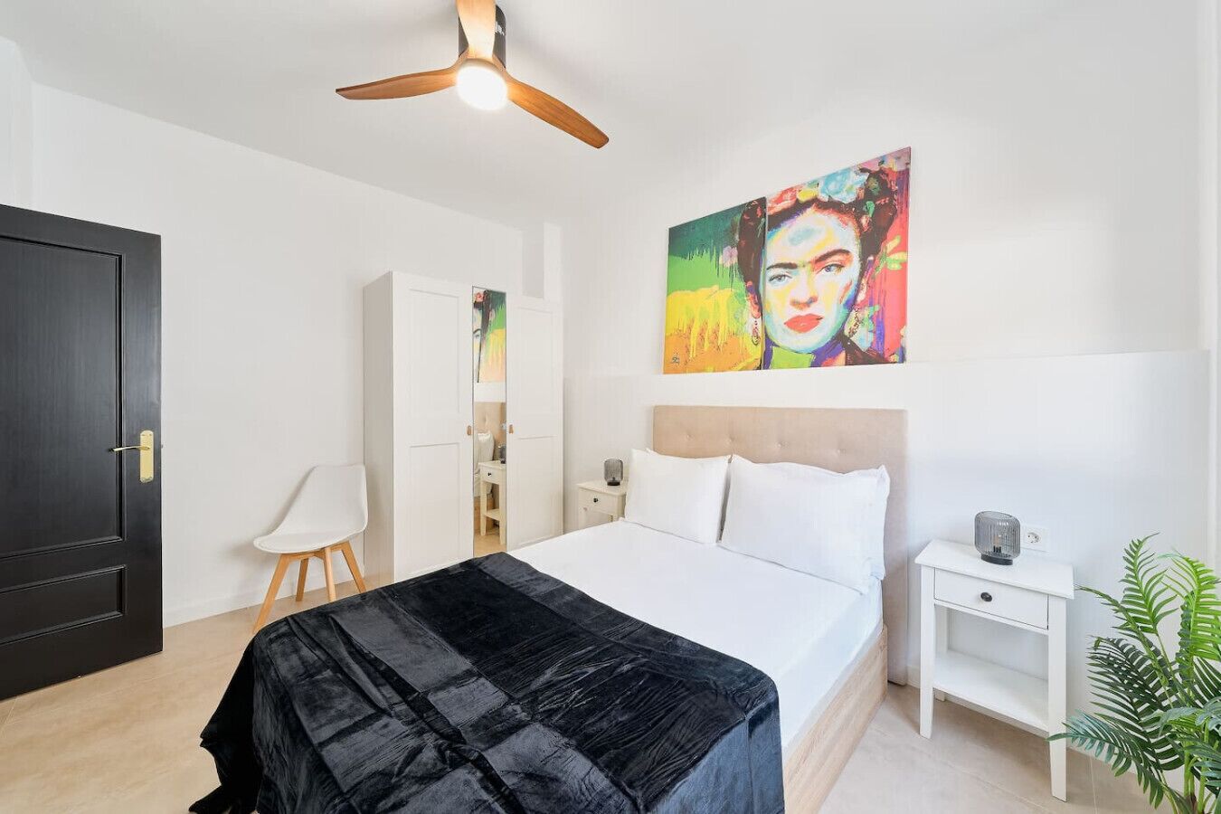 4 dormitorios, tabla de planchar con plancha, wifi gratis y ropa de cama