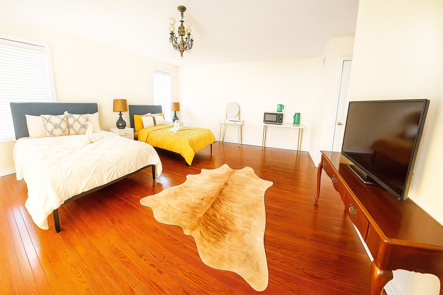 1 室のベッドルーム、WiFi、ベッドシーツ