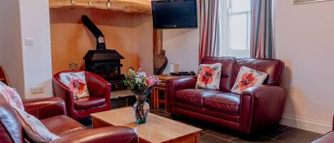 Cheminée, table de tennis de table