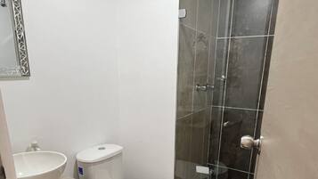 Towels, soap, toilet paper