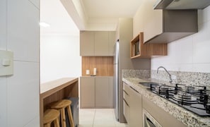 Basic-Apartment | Eigene Küche | Kochgeschirr/Geschirr/Besteck