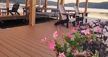 "Little River Lodge" on Weiss Lake, Private Dock & Boat Ramp. Game Room, Firepit
