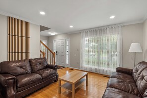 Smart TV, video games, ping pong, computer monitors