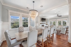 Dining - 6 BR Luxury Home | Infinity Pool | Chef's Kitchen | Across The Street From Beach (Isle of Palms)