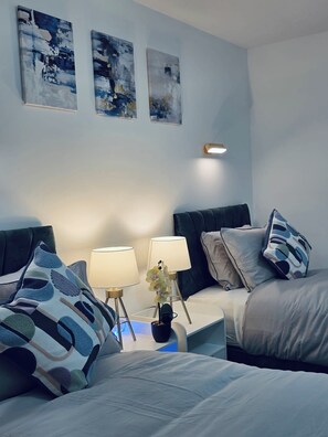 3 bedrooms, iron/ironing board, travel cot, free WiFi