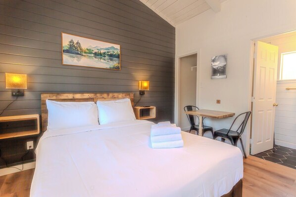 Työpöytä, Wi-Fi, vuodevaatteet