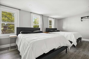 4 bedrooms, iron/ironing board, travel crib, WiFi