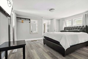 4 bedrooms, iron/ironing board, travel crib, WiFi