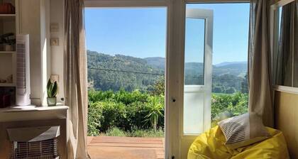 1 bedroom wooden caravan with pool and barbecue. sleeps up to 3 people