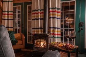 Interior - Couples Cabin Escape • Firepit • Dogs OK (Bethel)