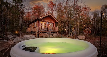 Two Separate Cabins. Hot Tubs. Firepits. Stay Together, Unwind Apart