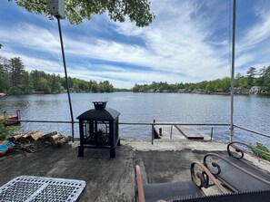 Terrace/patio - Loon’s Landing on Milton 3 Ponds (Lebanon)