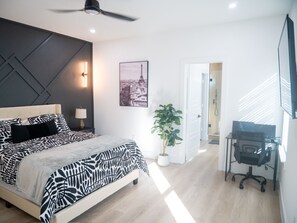 Desk, iron/ironing board, free WiFi, bed sheets