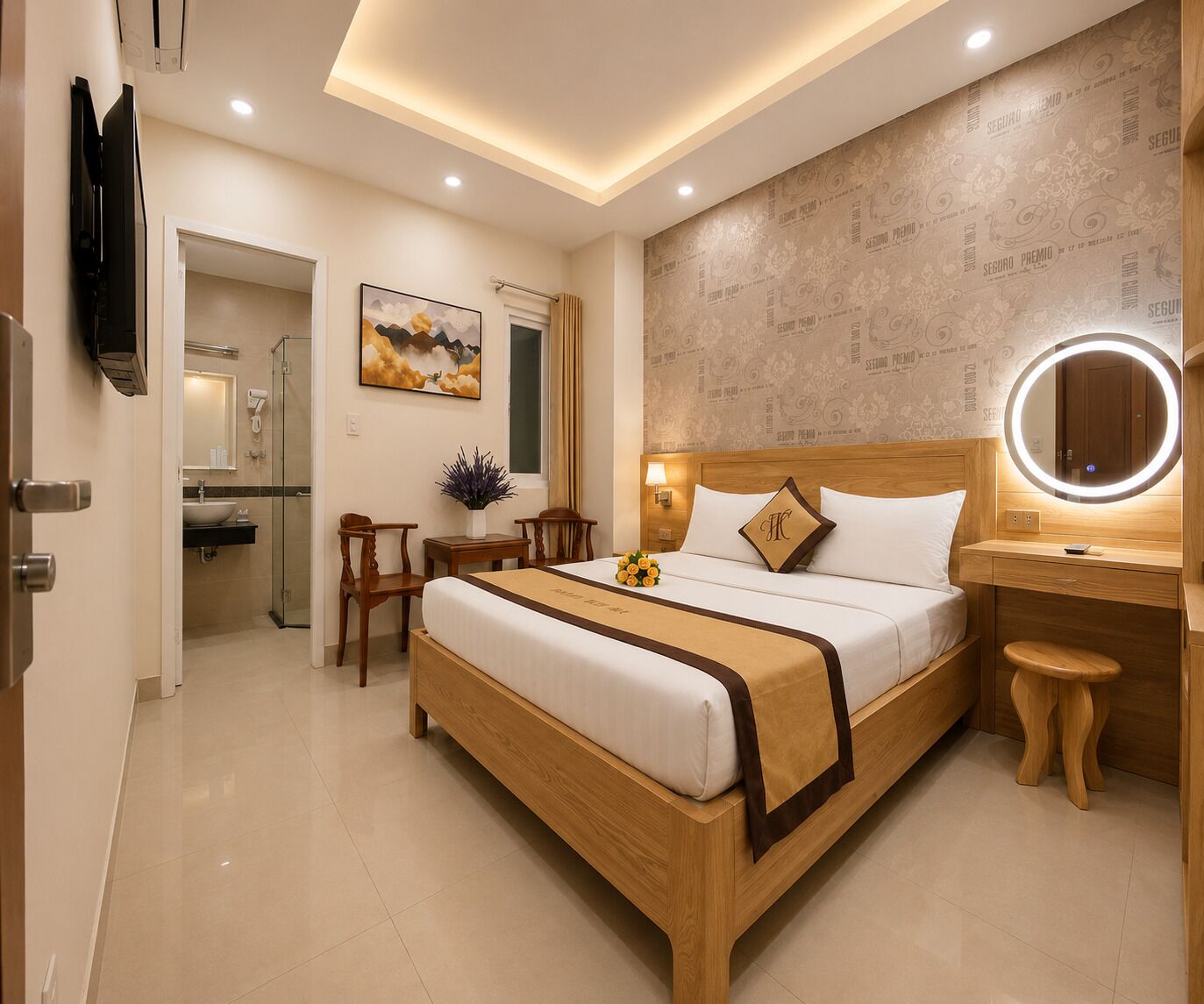 Kamar Double Superior | Meja kerja, Wi-Fi gratis, dan seprai linen