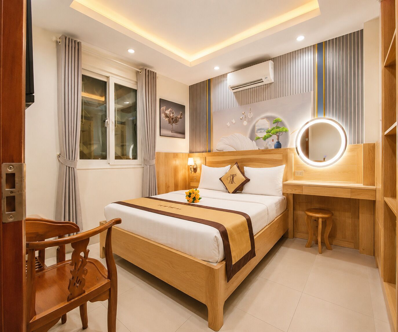 Standard Double Room | Desk, WiFi (free), bed sheets