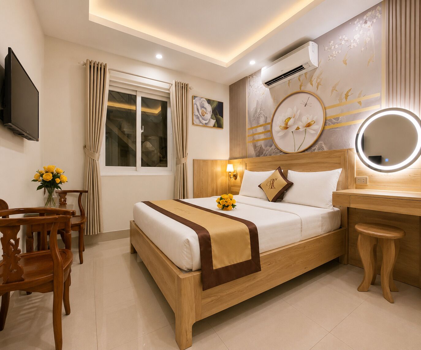 Habitación estándar doble | Escritorio, wifi gratis, ropa de cama