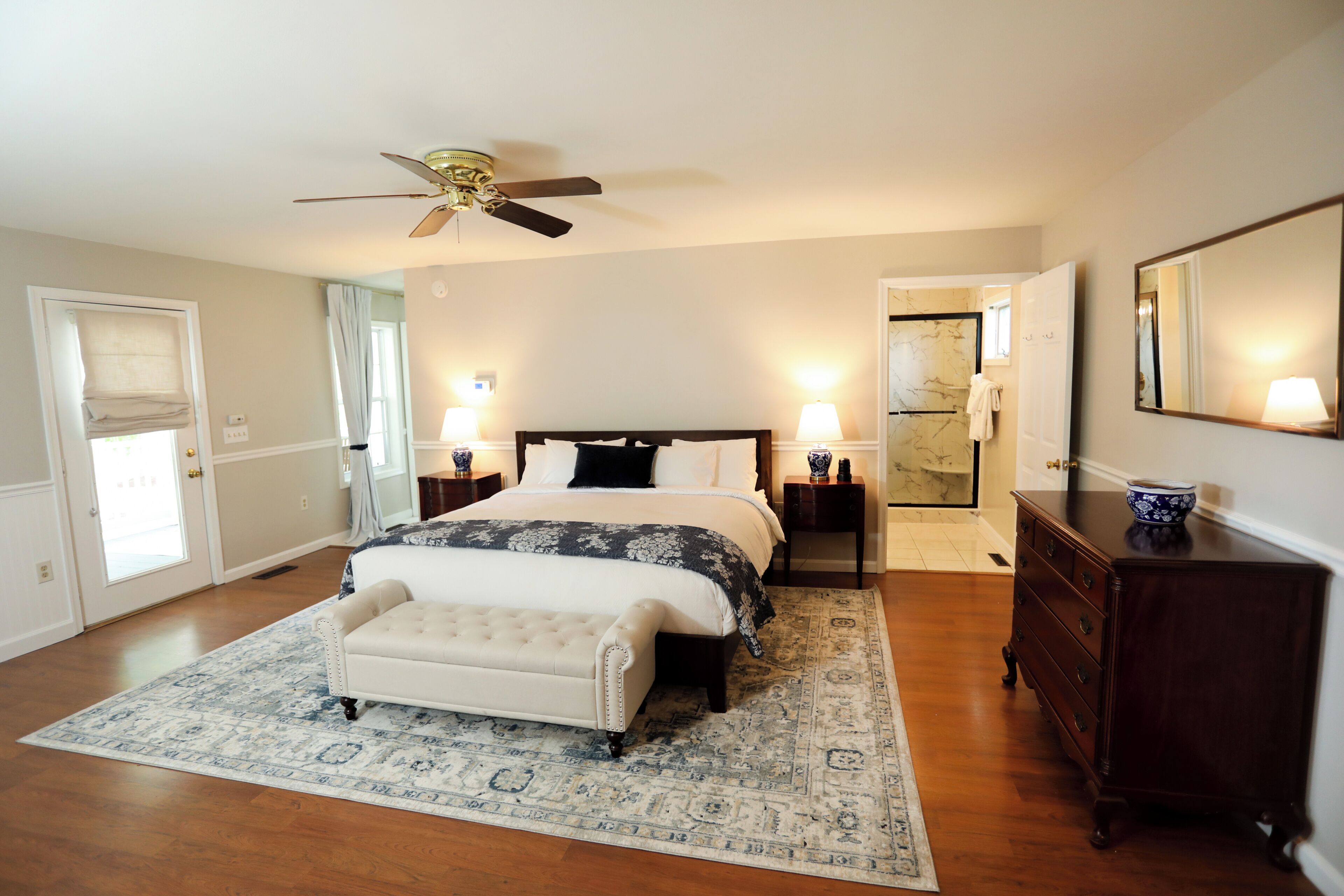 Egyptian cotton sheets, premium bedding, down duvets, pillow-top beds