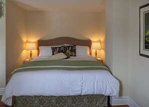 Premium bedding, down duvets, free minibar, in-room safe