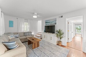 Smart TV, video games, DVD player, books