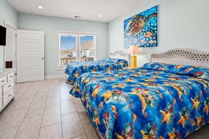 6 bedrooms, iron/ironing board, free WiFi, bed sheets - Sea Star - Oceanfront Deluxe Retreat in North Myrtle Beach - 6 Bedrooms | 6 Bathrooms | Sleeps 27 (North Myrtle Beach)