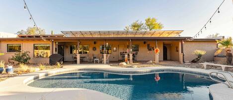 Una piscina climatizada