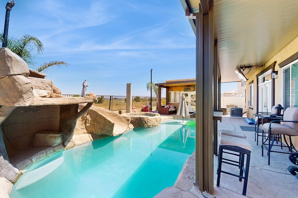 Piscine chauffée