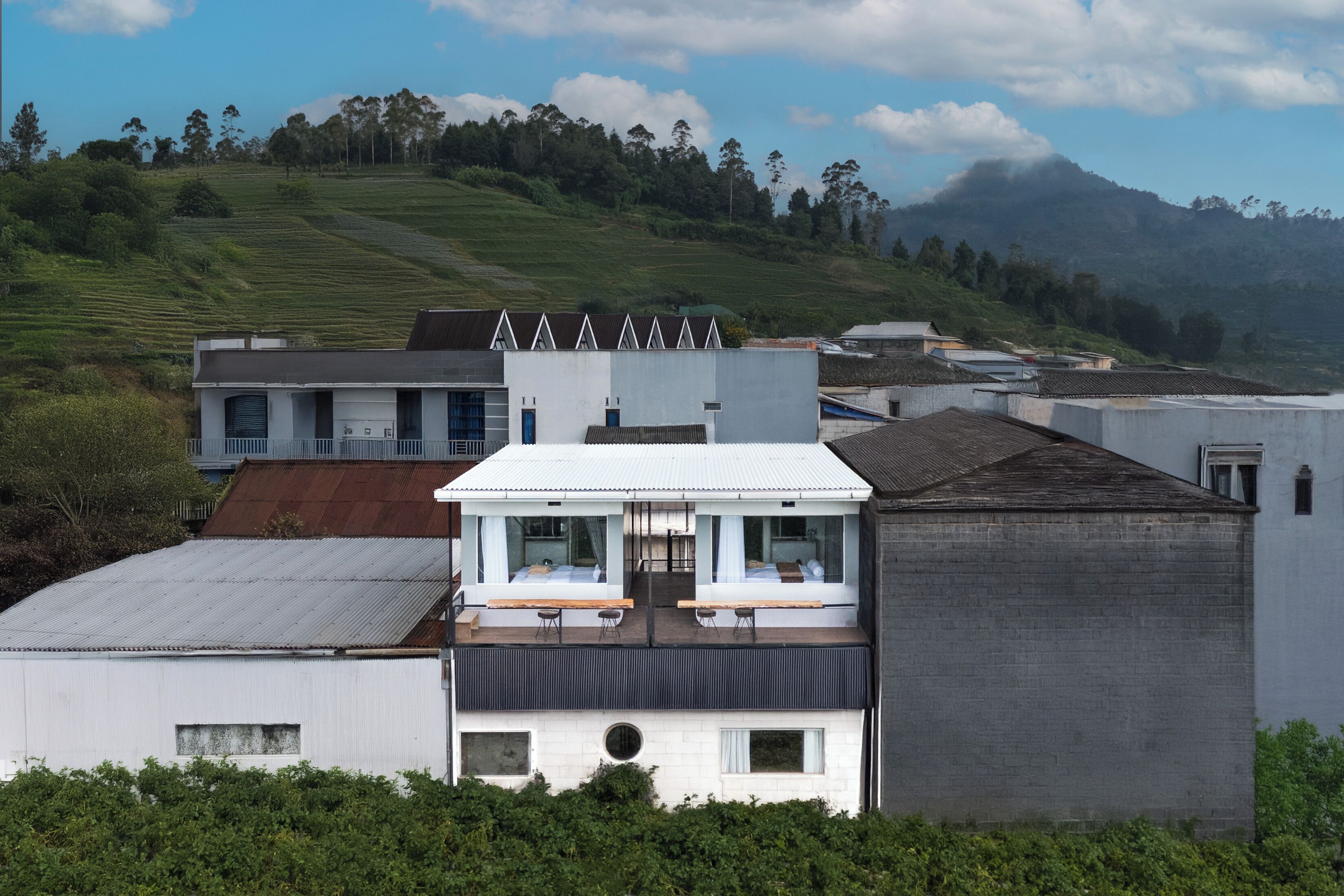 Fassade der Unterkunft