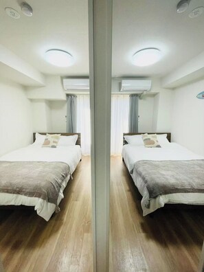 2 bedrooms, desk, free WiFi, bed sheets