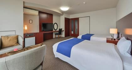 Nonsmoking Westernstyle twin room Room only / Minamata Kumamoto