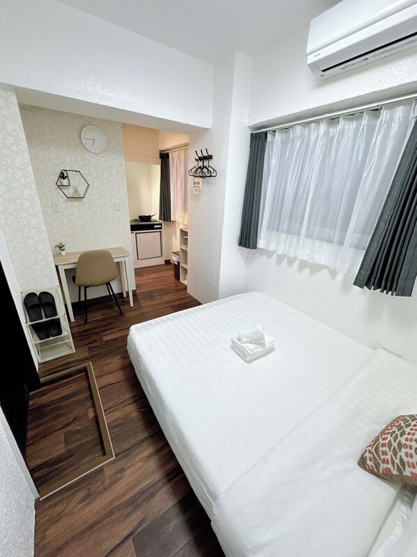 1 chambre, bureau, Wi-Fi gratuit, draps fournis