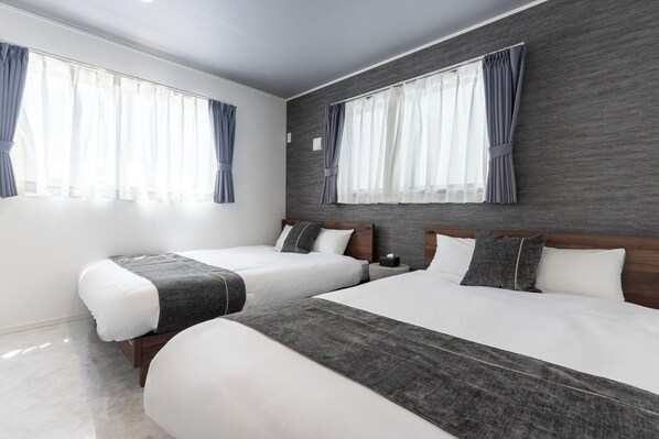 3 chambres, fer et planche à repasser, Wi-Fi gratuit, draps fournis