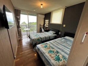 2 bedrooms, desk, iron/ironing board, free WiFi - Nonsmoking 4bed connecting room Breakfast included / Hagi Yamaguchi (Hagi)