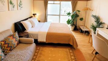 1 bedroom, desk, iron/ironing board, free WiFi