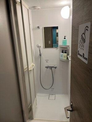 Hair dryer, towels