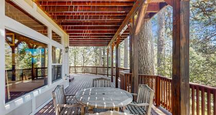 Dog-friendly home w/ fireplace, gas grill & expansive deck w/ breathtaking views