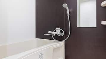 Standard Double or Twin Room | Bathroom | Separate tub and shower, hair dryer, slippers, towels