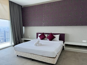 Blackout curtains, iron/ironing board, free WiFi
