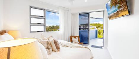 Premium bedding, pillowtop beds, individually decorated