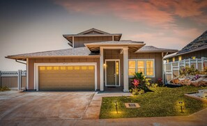 Front of property – evening/night